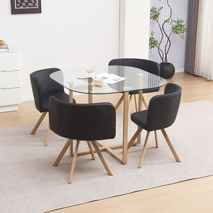 Juego De Comedor Casaideal Pizza / 4 Sillas